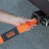 imageBLACKDECKER BDX1009 BlackOrange 14 Tow Rope with Easy Grip Handles and Steel Forged GClip Hooks 4500 lb Break StrengthRecovery Strap Light Duty