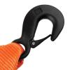 imageBLACKDECKER BDX1009 BlackOrange 14 Tow Rope with Easy Grip Handles and Steel Forged GClip Hooks 4500 lb Break StrengthTow Strap
