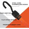 imageBLACKDECKER BDX1012 BlackOrange 48quot Flat Bungee Cord Straps 2 Pack