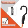imageBLACKDECKER BDX1012 BlackOrange 48quot Flat Bungee Cord Straps 2 Pack