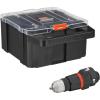 imageBLACKDECKER MATRIX 20V MAX Hammer Drill Attachment With Storage Case BDCMTHDSTFF