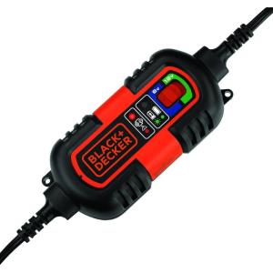 imageBLACKDECKER BM3B Fully Automatic 6V12V Battery ChargerMaintainer with Cable Clamps and ORing Terminals Multi 15 AmpCharger
