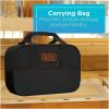 imageBLACKDECKER 8V MAX 57Piece Cordless Drill and Household Tool Kit for Home with Tool Storage Bag BDCD8PKDrill Tool Kit