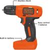imageBLACKDECKER 8V MAX Cordless DrillDriver BDCD8CCordless Drill Kit Only