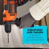 imageBLACKDECKER Hammer Drill 65Amp 12Inch BEHD201Hammer Drill Only
