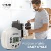 imageBLACKDECKER Light Timers Programmable Indoor 1 Pack with Grounded Outlet  Compact Digital Timer Outlet with Daylight Savings Mode 7Day Weekly Settings  Plug Timer for Appliances Lamps