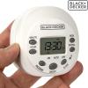 imageBLACKDECKER Light Timers Programmable Indoor 1 Pack with Grounded Outlet  Compact Digital Timer Outlet with Daylight Savings Mode 7Day Weekly Settings  Plug Timer for Appliances Lamps