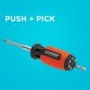 imageBLACKDECKER Screwdriver Push and Pick 7 Bit BDHT68003