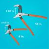 imageBLACKDECKER Slip Joint Pliers 2 Pack BDHT84001