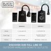 imageBLACKDECKER Wireless Outdoor Outlet with Remote 2 Grounded Outlets  Remote Light Switches1Pack