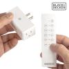 imageBLACKDECKER Wireless RemoteControl Outlet Pack of 5 Outlets 2 Remotes  Premium Light Switches