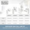 imageBLACKDECKER Wireless RemoteControl Outlet Pack of 5 Outlets 2 Remotes  Premium Light Switches