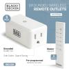 imageBLACKDECKER Wireless RemoteControl Outlet Pack of 5 Outlets 2 Remotes  Premium Light Switches