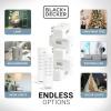 imageBLACKDECKER Wireless RemoteControl Outlet Pack of 5 Outlets 2 Remotes  Premium Light Switches