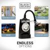 imageBlackDecker Outdoor Timer 2 Pack with 2 Grounded Outlets  Waterproof Outlet Timer with 30Minute Intervals for Lights Holiday Decorations  Analog Light Timers with Outlet OnTimer On Switch