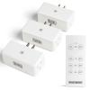 imageBlackDecker Wireless RemoteControl Outlet Pack of 3 Outlets 1 Remote  Premium Light Switches