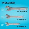 imagebeyond by BLACKDECKER Adjustable Wrench Set 6Inch 8Inch ampamp 10Inch 3Pack BDHT8159092APB