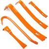 imageBLACKDECKER Pry Bar Set Flat Bar Hex Wrecking Bar and Scraper Bar 5 Piece BDHT55001