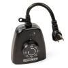 imageBlackDecker Outdoor Timer with 3 Grounded Outlets  Waterproof Outlet Timer with Countdown Dusk to Dawn Timer for Lights Holiday Decorations  Durable Light Timers with Photocell Sensor