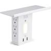 imageBlackDecker Surge Protector Outlet Shelf with Night Light 6 Grounded Outlets 2 USB 100 Lumen