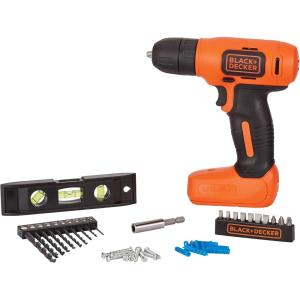 imageBLACKDECKER 8V MAX Cordless Drill  43 pc Home Decor Project Kit BDCD8HDPKProject Kit Only