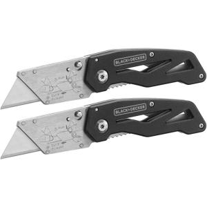 imageBLACKDECKER Utility Knife Folding 2 Pack BDHT10001