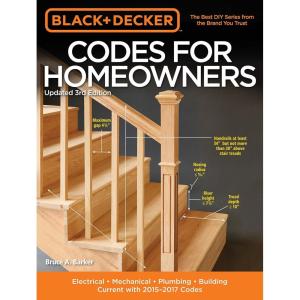 imageBlack ampamp Decker Codes for Homeowners Updated 3rd Edition Electrical  Mechanical  Plumbing  Building  Current with 20152017 Codes Black ampamp Decker Complete Guide