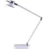 imageBLACKDECKER PureOptics Elate Dual Arm 5W FlickerFree Natural Daylight LED Desk Lamp with USB Charging Port 2 Dimming Levels 263 Lumens White LED5NOVWHTWhite