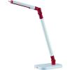 imageBlack and Decker LED7BARWHTRED PureOptics Exalt Bar 5W FlickerFree Natural Daylight LED Desk Lamp with USB Charging Port 4 Dimming Levels 306 Lumens 135quot x 60quot x 190quot WhiteRedWhiteRed