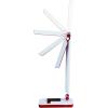 imageBlack and Decker Office LED3FOLDWHTRED PureOptics Verve 5W FlickerFree Natural Daylight LED Desk Lamp with USB Charging Port Phone Stand 2 Dimming Levels 267 Lumens 16quot x 9quot x 35quot  WhiteRedWhiteRed