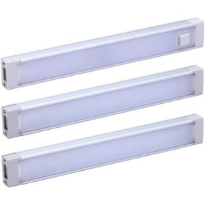 imageBLACKDECKER PureOpitcs LED Under Cabinet Lighting Kit Cool White Stick up Design 3Bars 6 Each LEDUC63CK 6quot