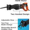 imagebeyond by BLACKDECKER Electric Pruning Saw with Branch Holder 7 Amp BES302KAPB  Orange