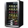 imageBLACKDECKER BD61526 Wine Cellar Black Cabinet with Gray Door Accent26 Bottles