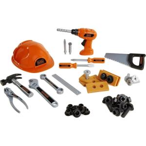 imageBlackDecker Junior Kids Tool Set  Mega Tool Set with 42Piece Tools ampamp Accessories Role Play Tools for Toddlers Boys ampamp Girls Ages 3 Years Old ampamp Above Includes Helmet ampamp Drill