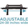 imageBLACK  DECKER Air Conditioner Window Support Bracket No Drill AC Support Bracket Installs in Minutes AC Window Bracket Supports up to 200 Lbs Durable Bracket for AC UnitGrayAC Bracket