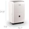 imageBLACKDECKER 20Pint Portable Dehumidifier Dehumidifier for Home up to 1500 Sq Ft Coverage For Basement and Medium to Large Spaces Removable Bucket and Drain Hose Included BDT20MTB White4500 Sq Ft with Pump