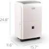imageBLACKDECKER 20Pint Portable Dehumidifier Dehumidifier for Home up to 1500 Sq Ft Coverage For Basement and Medium to Large Spaces Removable Bucket and Drain Hose Included BDT20MTB White4500 Sq Ft
