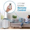 imageBLACKDECKER Portable Air Conditioner 14000 BTU for Rooms Up To 700 Sq Ft Portable AC with Follow Me Remote Control ampamp Window Kit BPT10WTB White8 000 BTU