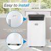 imageBLACKDECKER Portable Air Conditioner with Heat 14000 BTU with 12000 BTU Heating for Rooms Up To 700 Sq Ft Portable AC with Follow Me Remote Control BPT10HWTB WhiteWhite  14000 BTUHEAT