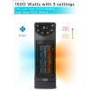 imageBLACKDECKER Small Space Heater 1500W Ceramic Heater for Indoor UseBlack