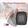 imageBLACKDECKER Small Space Heater 1500W Ceramic Heater for Indoor UseBlack