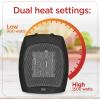 imageBLACKDECKER Small Space Heater 1500W Ceramic Heater for Indoor UseBlack