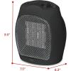 imageBLACKDECKER Small Space Heater 1500W Ceramic Heater for Indoor UseBlack