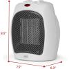 imageBLACKDECKER Small Space Heater 1500W Ceramic Heater for Indoor UseWhite