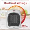 imageBLACKDECKER Small Space Heater 1500W Ceramic Heater for Indoor UseWhite
