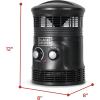 imageBlackDecker 360 Portable Heater Fan Combo 2in1 Personal Mini Space Heater