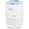 imageBLACKDECKER Tabletop Air Purifier HEPA Air Purifier for Rooms Up To 435 Sq Ft per 5 Air Changes 3Stage Filtration System with Carbon Filter ENERGY STAR Certified BAPT01 WhiteWith Indicator Lights