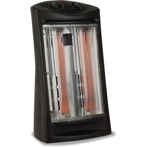 imageBLACKDECKER Infrared Radiant Quartz Tower Heater 1500W Space Heater with Adjustable Thermostat Portable Heater with 2 Settings Personal Heater for Home and Office BHTI06 BlackInfrared Quartz