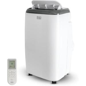 imageBLACKDECKER Portable Air Conditioner 14000 BTU for Rooms Up To 700 Sq Ft Portable AC with Follow Me Remote Control ampamp Window Kit BPT10WTB White8 000 BTU