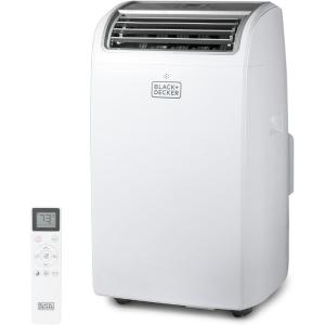 imageBLACKDECKER Portable Air Conditioner with Heat 14000 BTU with 12000 BTU Heating for Rooms Up To 700 Sq Ft Portable AC with Follow Me Remote Control BPT10HWTB WhiteWhite  12000 BTU